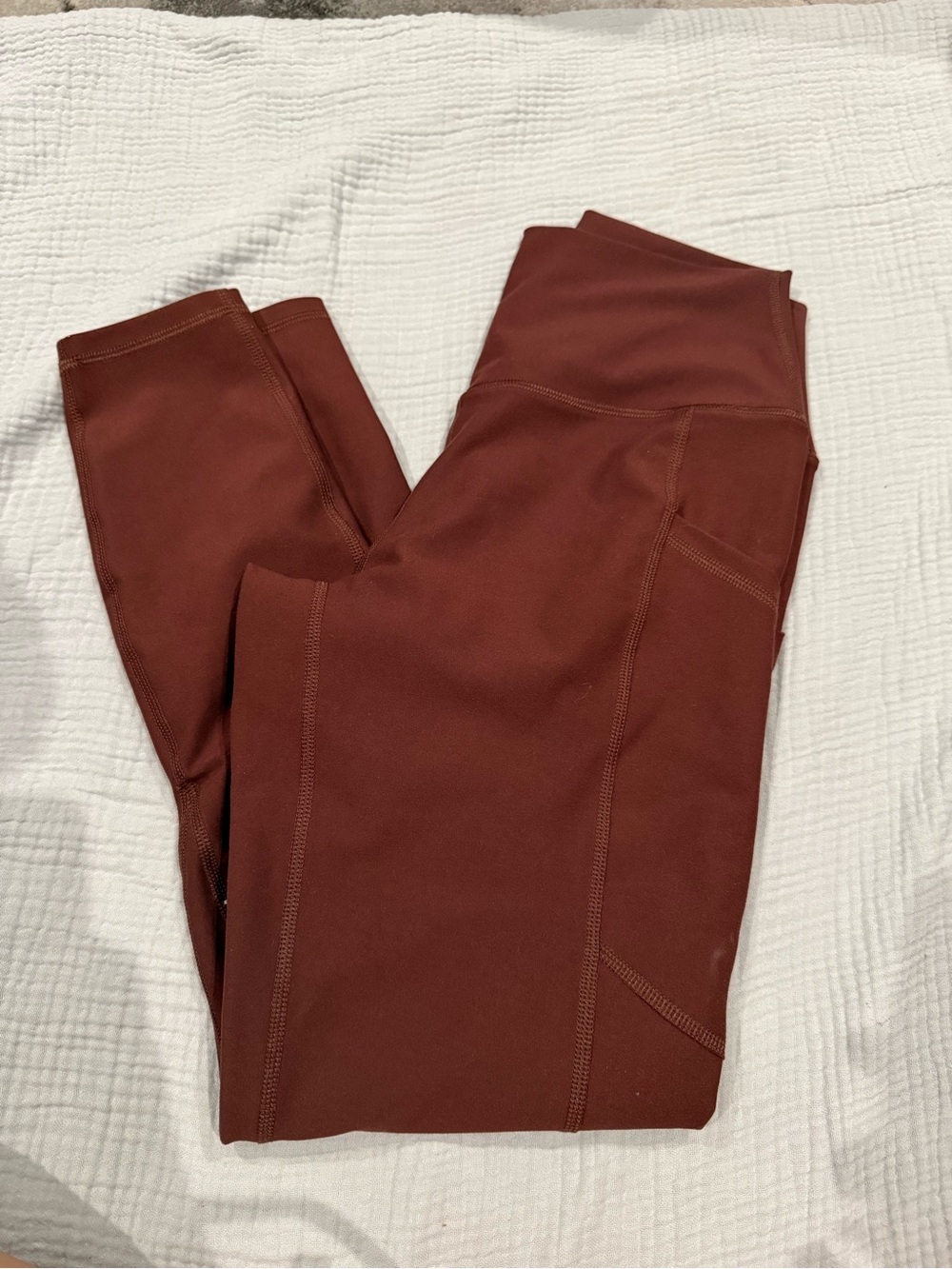 YPB High-Waist Rust Active Leggings